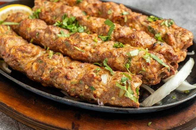 Beef Chapli Kabab.